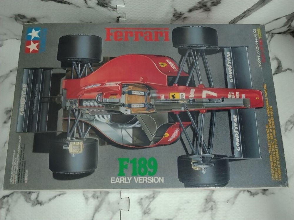 Tamiya 1/20 Ferrari F189 Used plastic model unassembled japan F/S