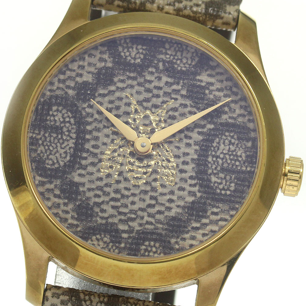 GUCCI 126.4 YA1264068A G Timeless Quartz Women s 838416 Used