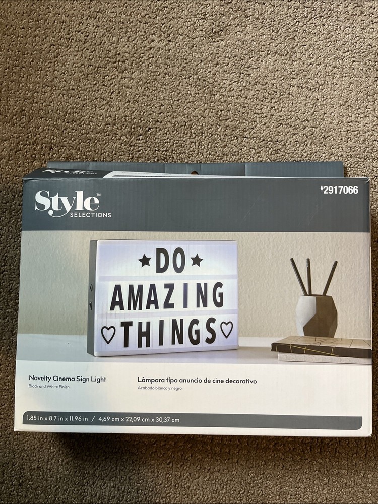 Customize Novelty Light Sign With Letters