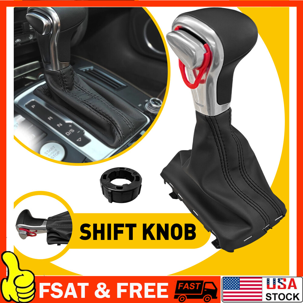Automatic Gear Shift Knob Gearbox Handle for Audi A6 A5 A4 A3 Q5 Q7 2006-2011 US