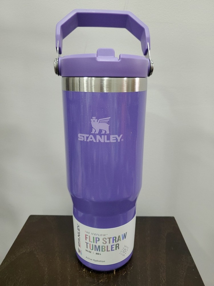 Stanley IceFlow Flip Straw Tumbler / 30oz / Color: Dahlia Shimmer