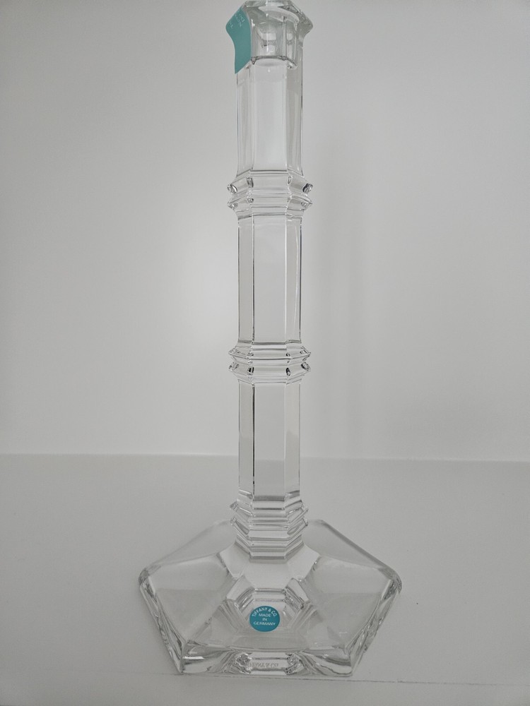 Pair Tiffany & Co. Crystal Plymouth Hexagonal 8