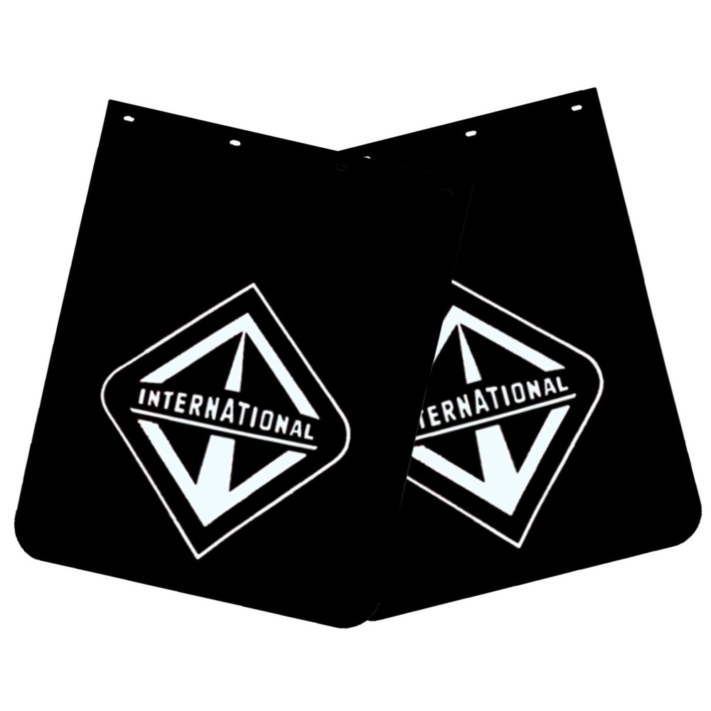 24x30 Heavy Duty Black Mud Flaps for Semi Trucks Trailers 2PCS