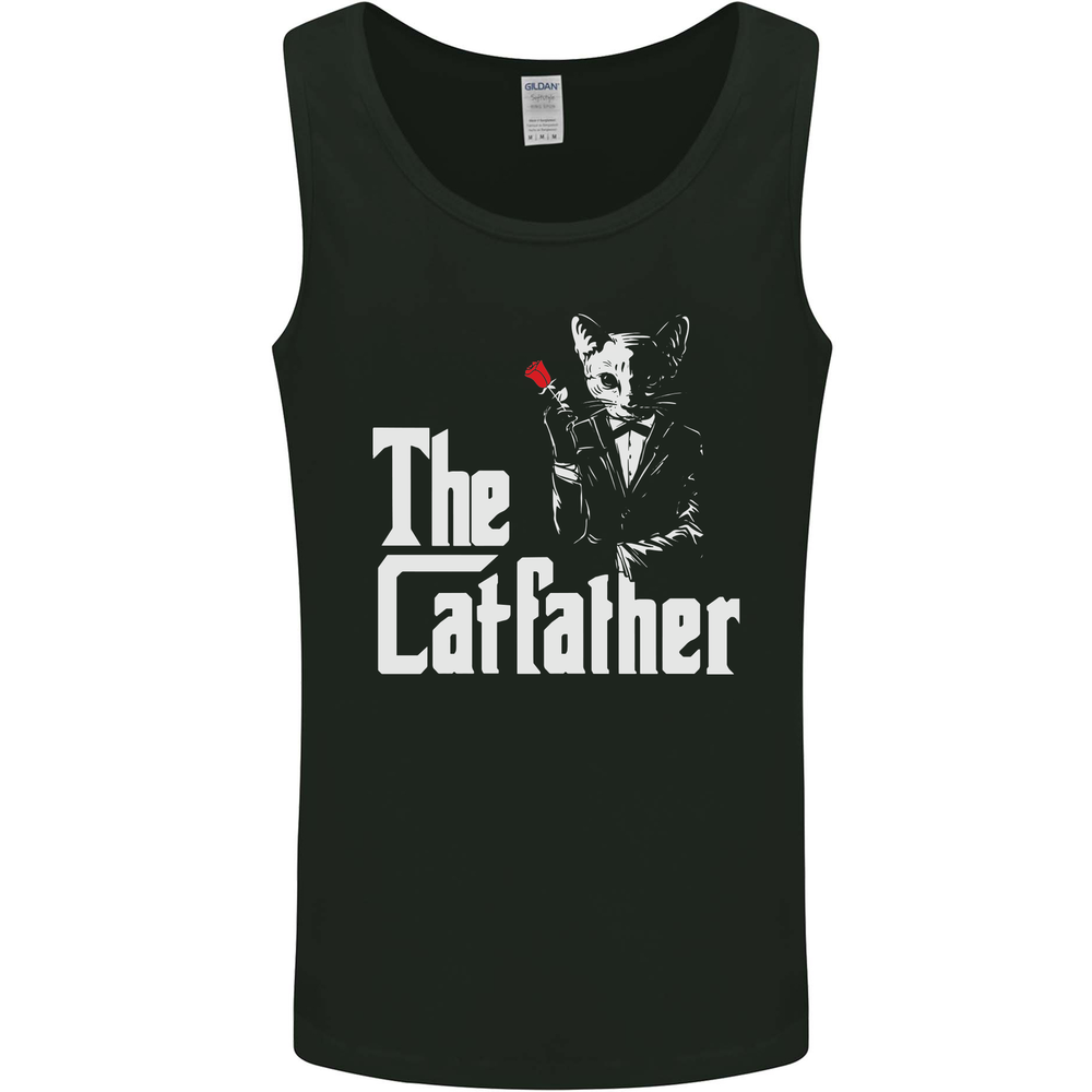 The Cat Father Parody Kitten Lover Animal Mens Vest Tank Top