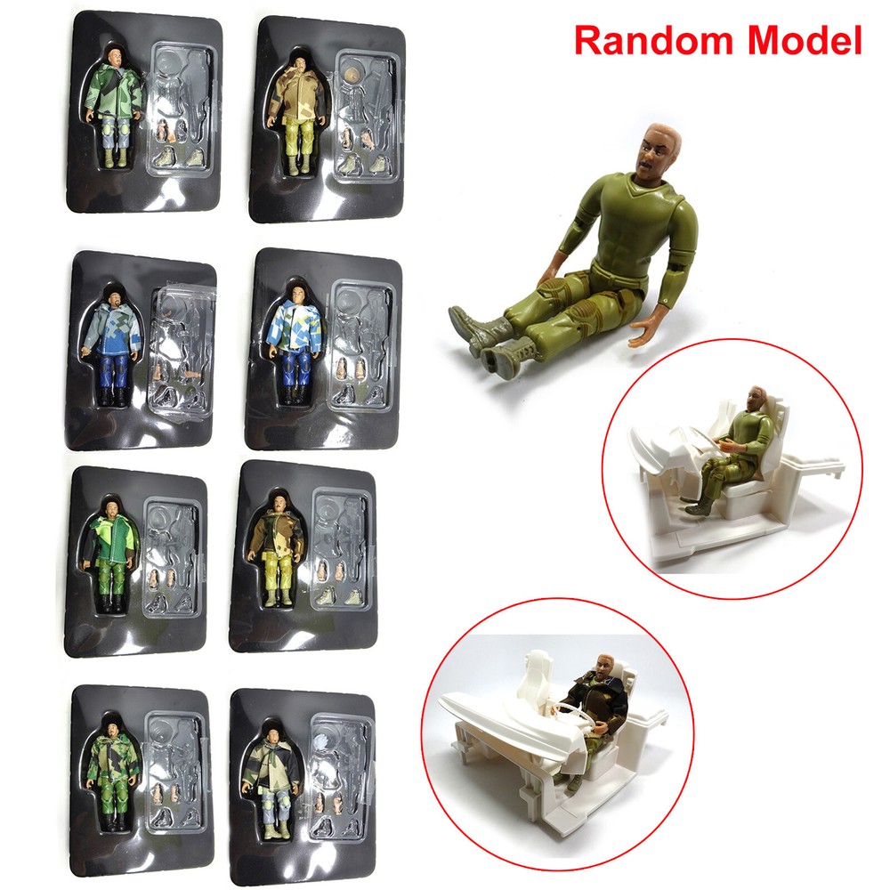 Driver Doll For 1/14 Tamiya Scania RC Tractor Truck Car Decoration Accessories