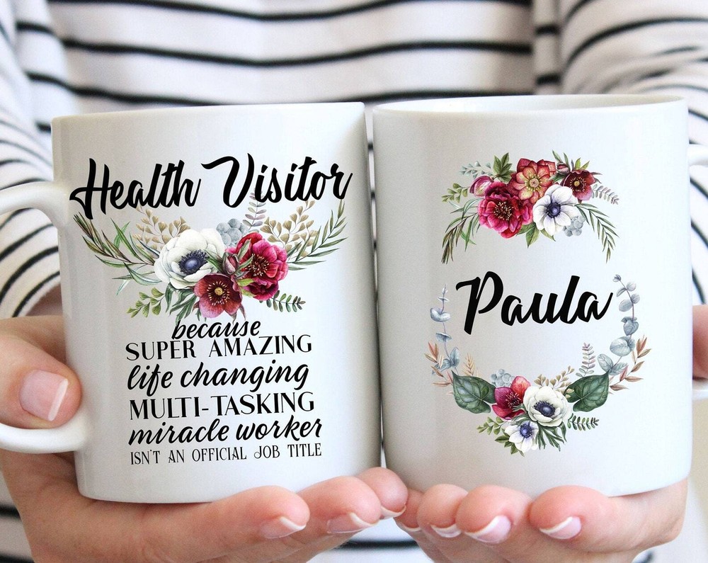 Personalized Health Visitor Gift For Women L Health Aid Gifts L Thank You