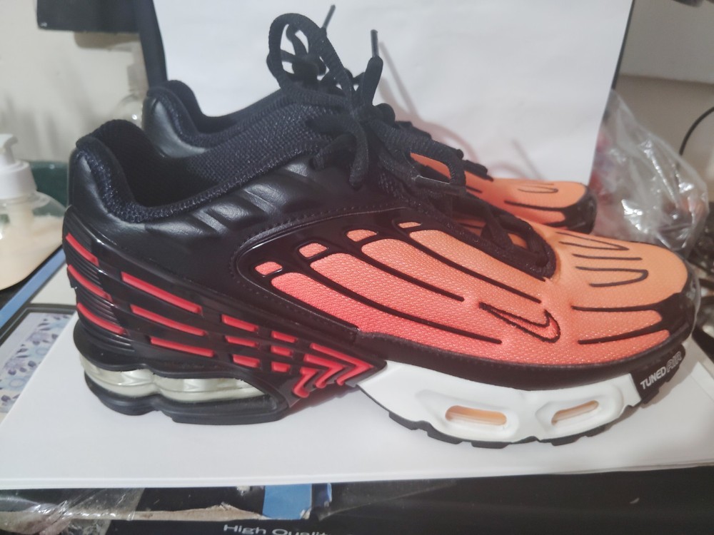 Nike Air Max Plus III 3 Black Orange Black  TN Air CD6871-003 5Y Womens 6.5