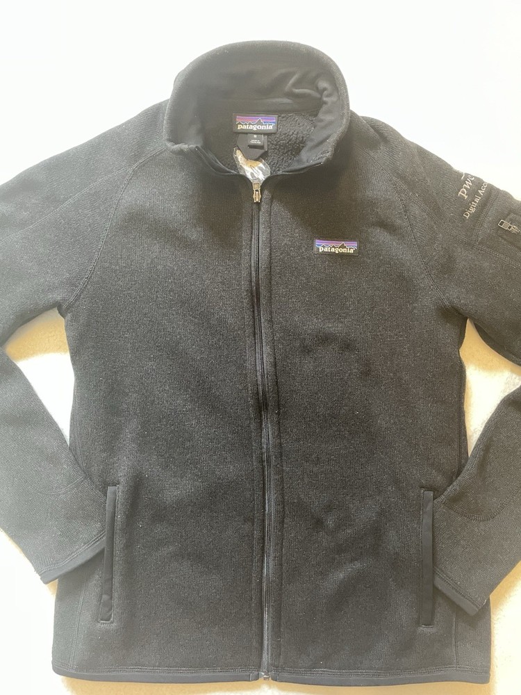 Patagonia Better Sweater Mens Fleece Jacket Size M Black Full Zip 3 Pocket