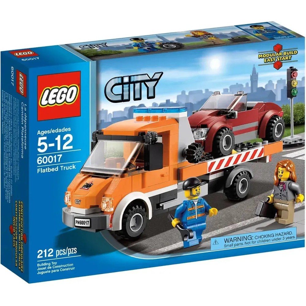 LEGO [City] - Flatbed Truck Building Set - Great Vehicles Series (60017)