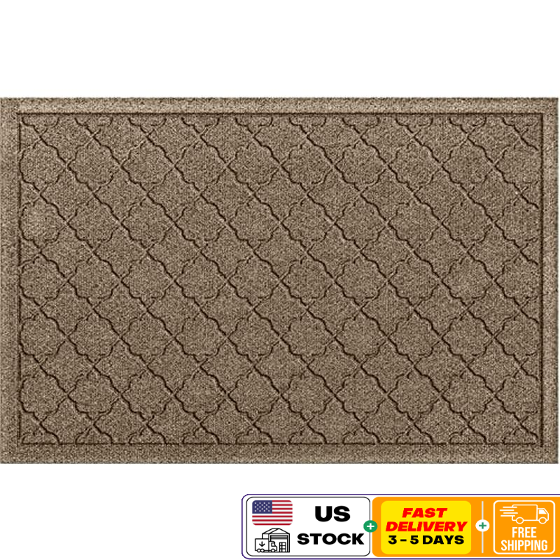 Heavy Duty Entry Mat Skid Resistant Water Trapping Eco Friendly Indoor Outdoor