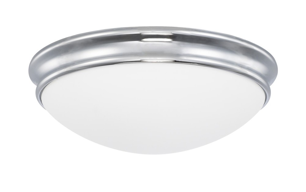 Chrome 2-Light Flush Mount Ceiling Fixture by Capital Lighting - 2032CH