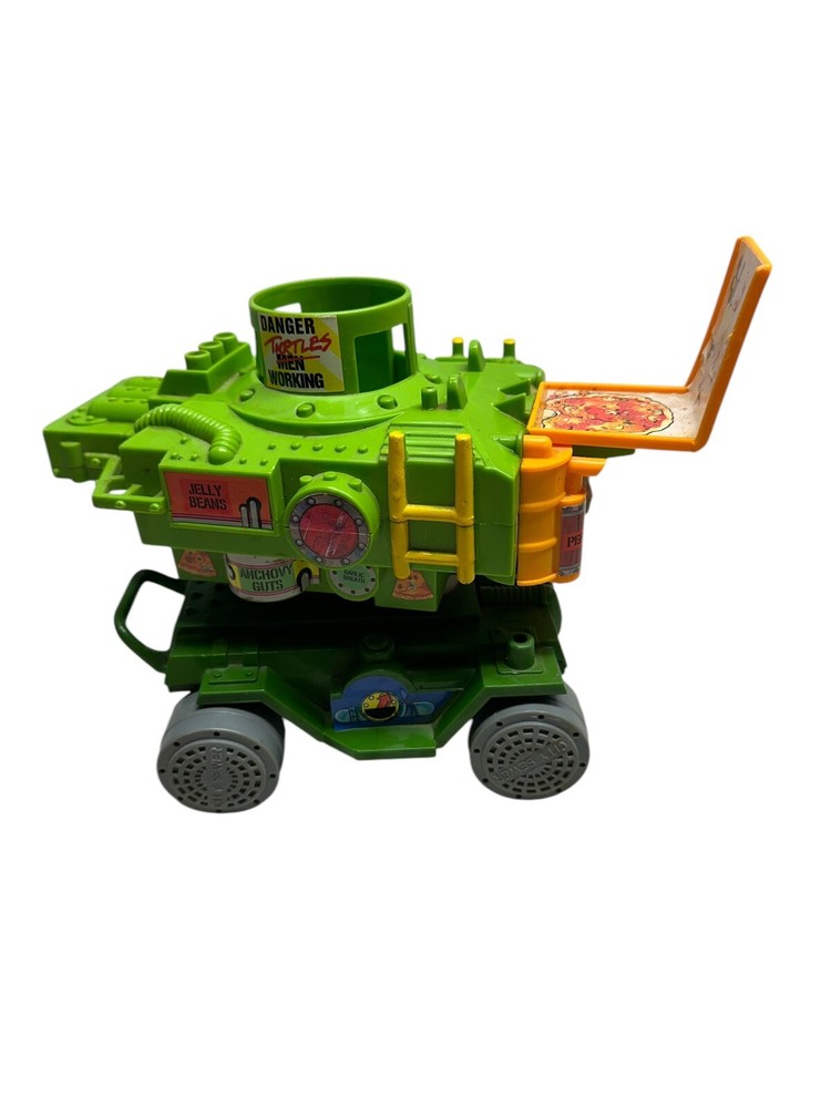 1989 TMNT Pizza Thrower Vehicle Teenage Mutant Ninja Turtle Parts Not Working
