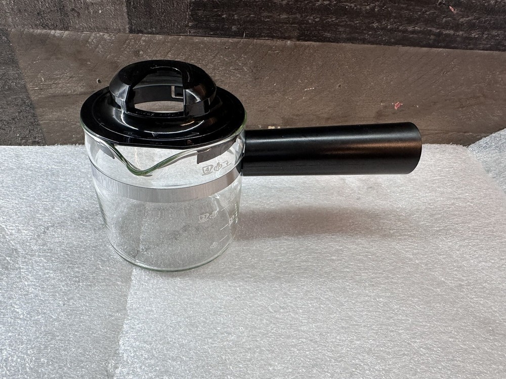 Mr. Coffee Steam Espresso Maker BVMC-ECM27 Replacement Carafe Part w/ Lid-VGC