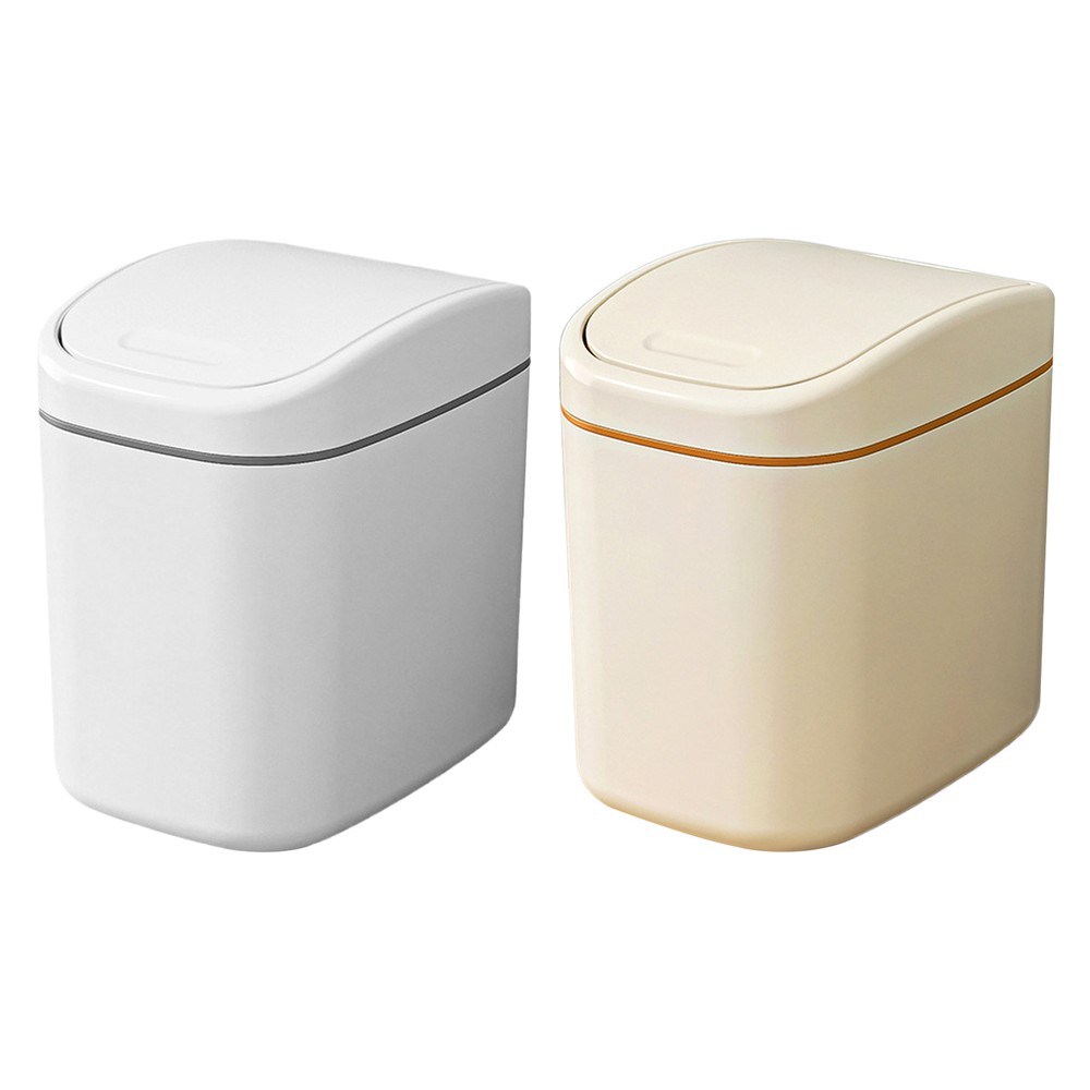 Desktop Trash Bin Table Wastebasket Garbage Can Dustbin Wastebasket Trash supple
