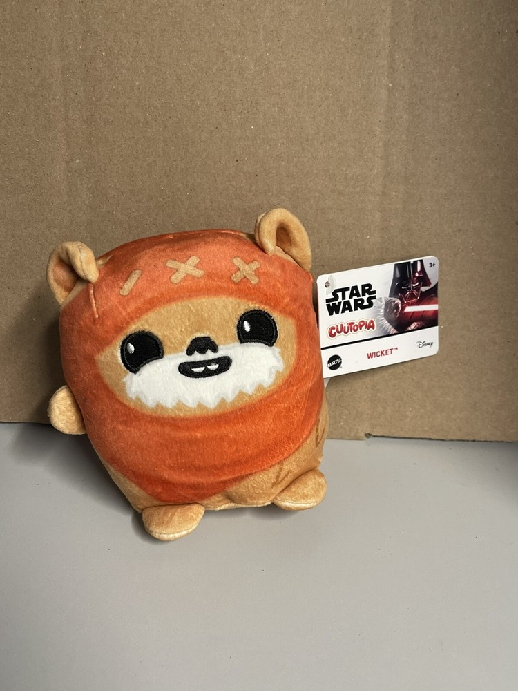 NEW Cuutopia Wicket the Ewok Plush Disney Star Wars Mattel Plush Stuffed Toy 7