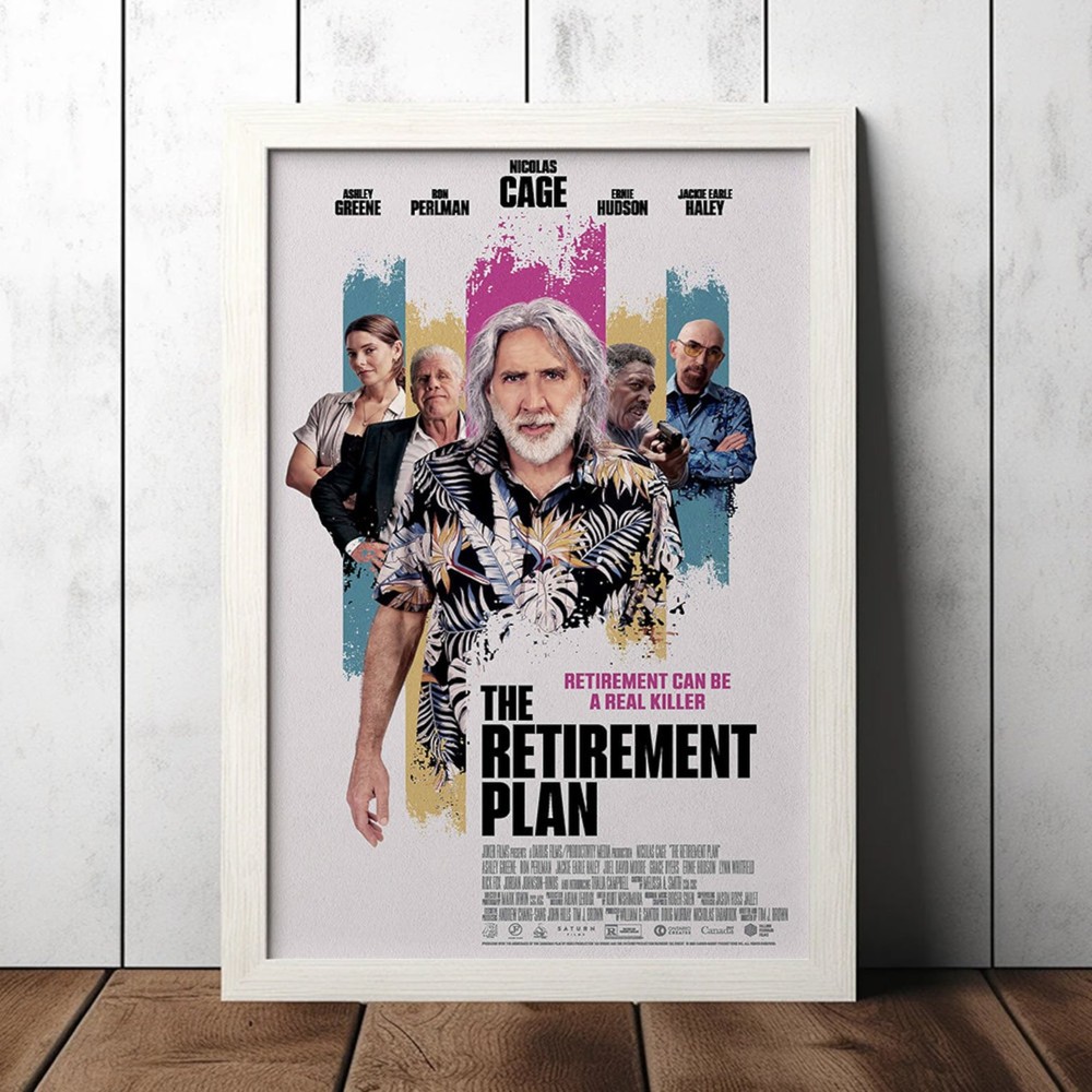 2023 The Retirement Plan Movie Poster Wall Art Home Decor Unframed