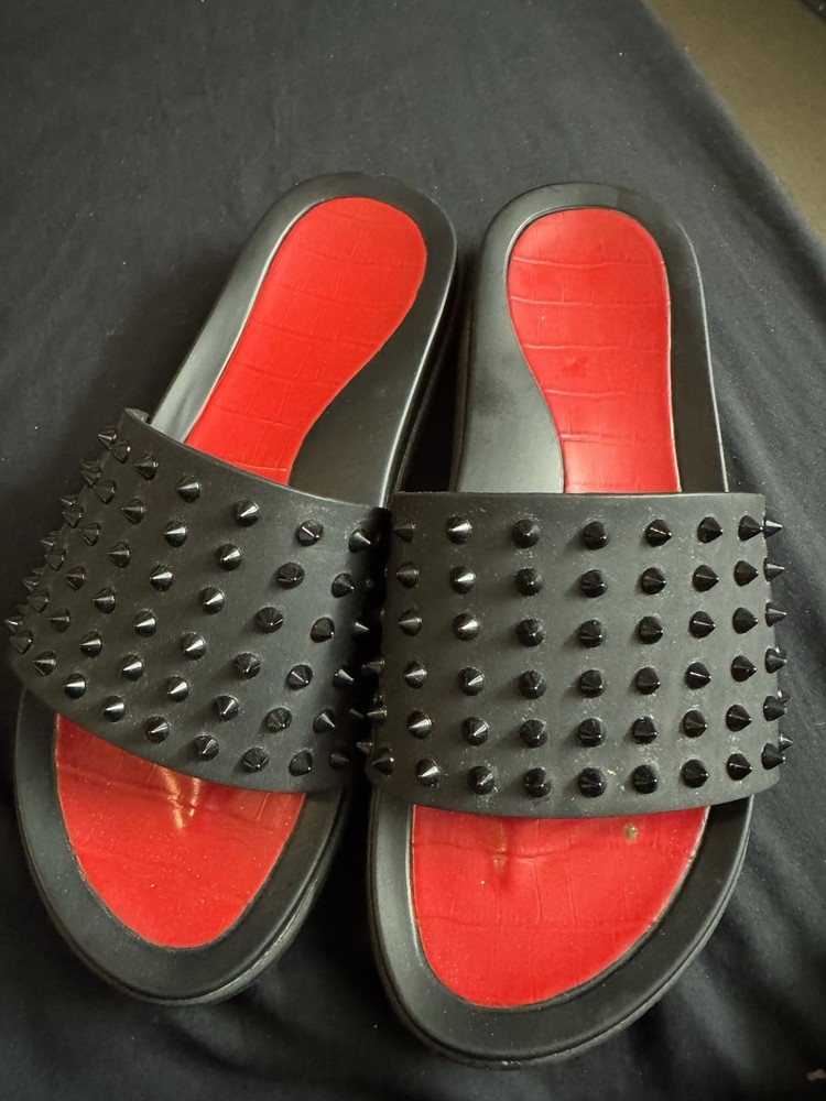 Christian Louboutin slides size 7