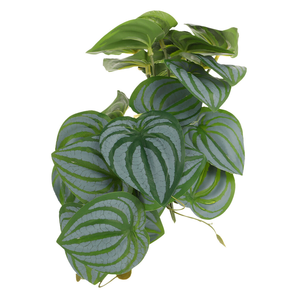 Realistic Artificial Watermelon Leaf Plant for Home Office Decor