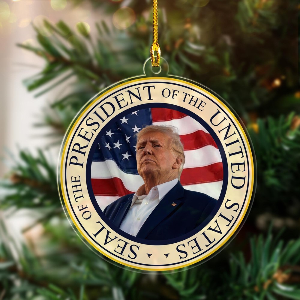 Donald Trump Inauguration Day 2025 Ornament  Memorabilia 2025 Ornament  47th Pre
