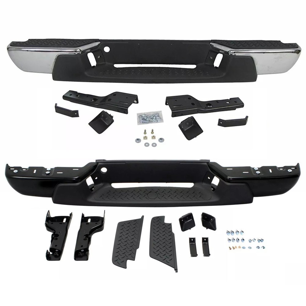 For Chevy Colorado GMC Canyon 2008-2012 Rear Step Bumper Assembly Steel Complete