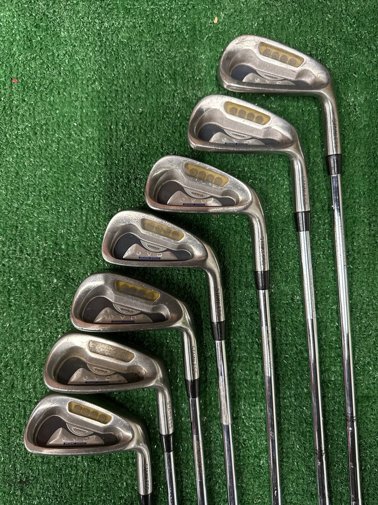 Used Men's Tommy Armour Iron Set Right Handed Regular Flex Steel Shaft
