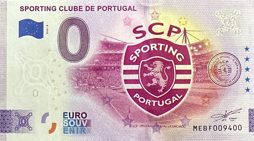 Ticket 0 Euro Sporting Clube De Portugal 2024 Number 9400