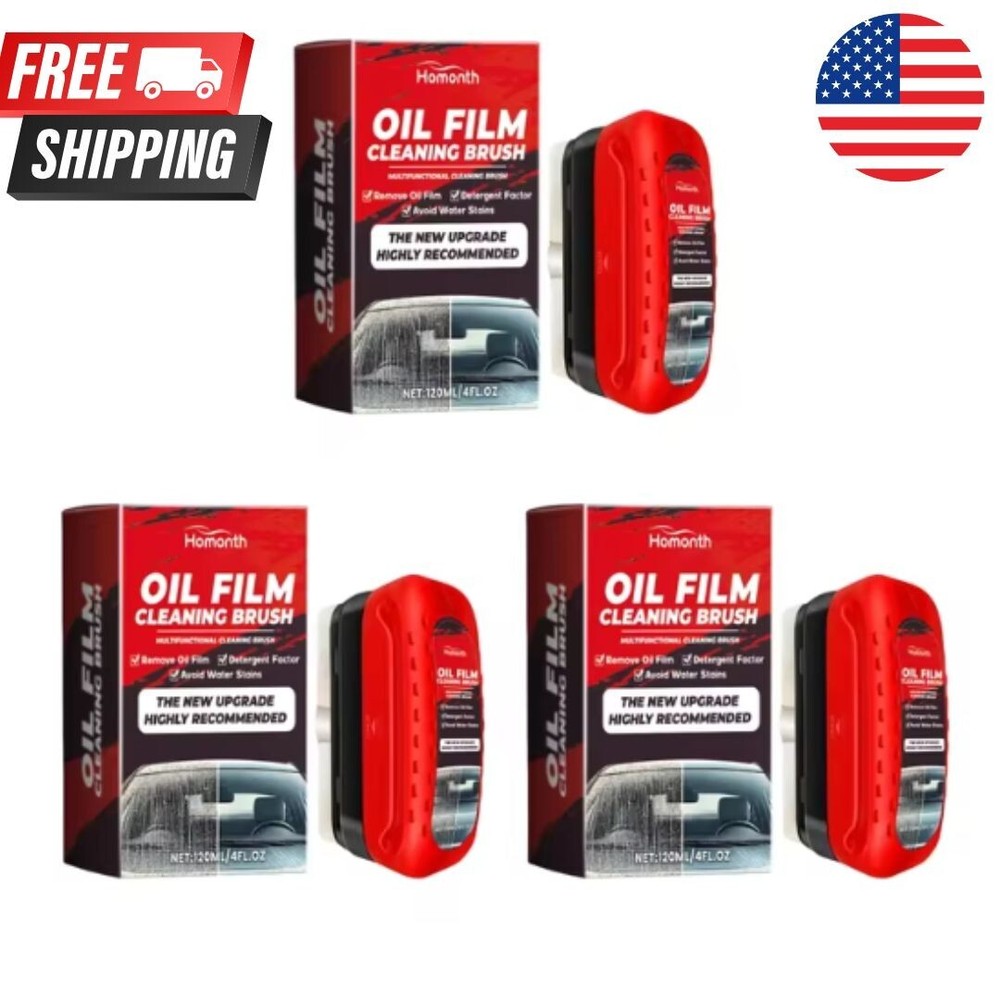 Glass Cleaning Board Automotive Windshield Oil Film Cleaning Brush Glass Water