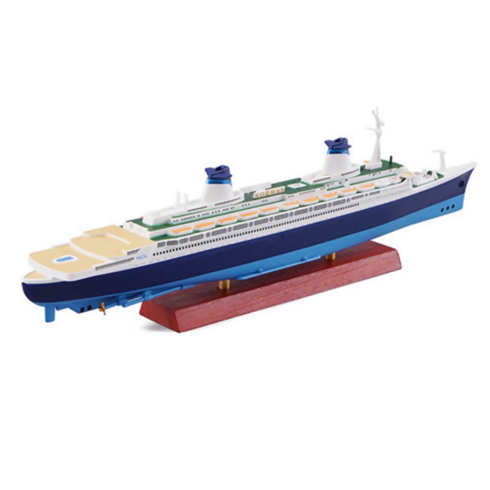 25.5cm Alloy 1/1250 Scale RMS Norway Cruise Ship Finished Model Toys Gift Decor