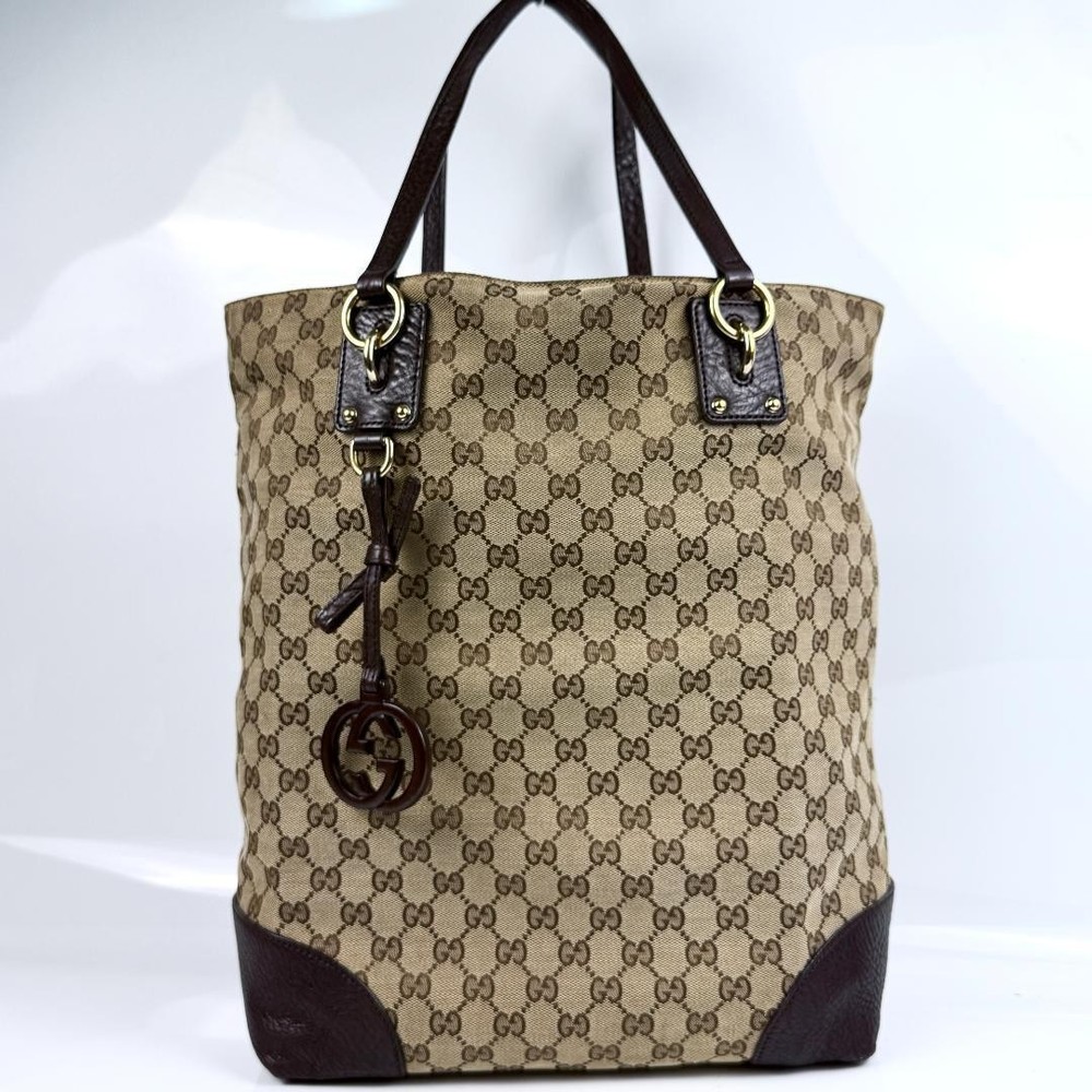 Gucci Soho Large GG Interlocking G Tote Bag Spacious Design