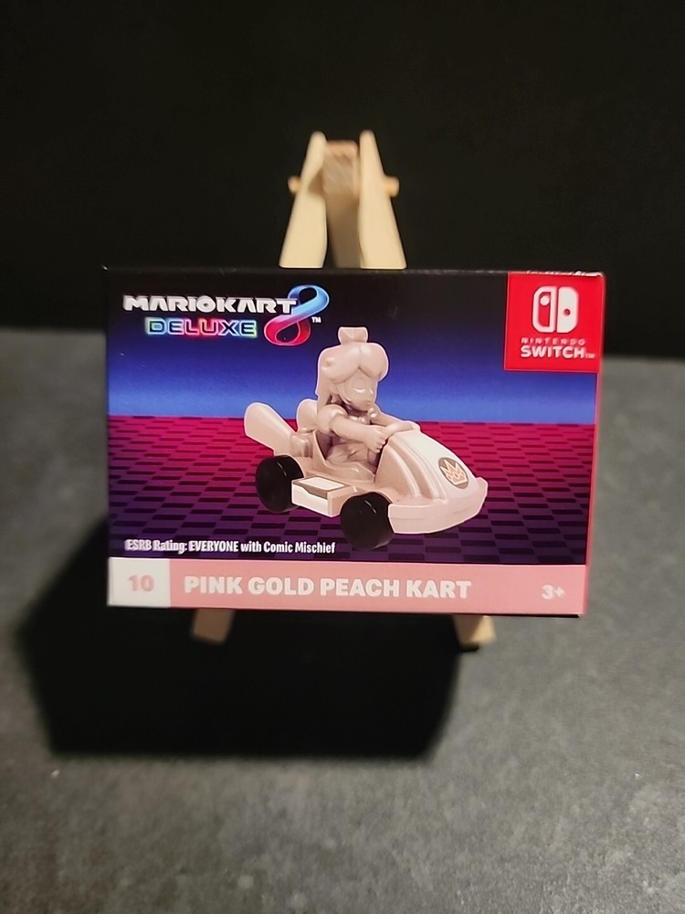 Mcdonalds 2024 Mario Kart Happy Meal Toys #10 Pink Gold Peach New Never Opened!