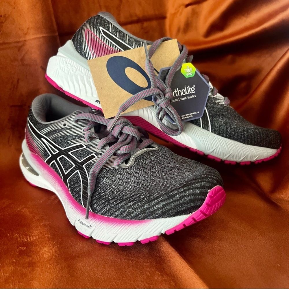 ASICS женщин GT-2000 10 2A кроссовки лист рок/розовый рейв размер 7