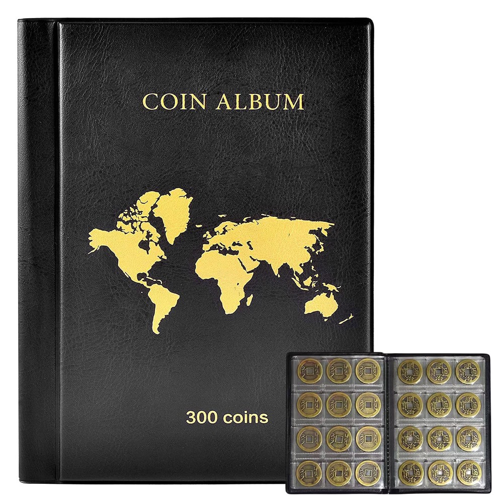 Pockets Coin Albums | Coin Collection Storage Display Organizer Box Case Book