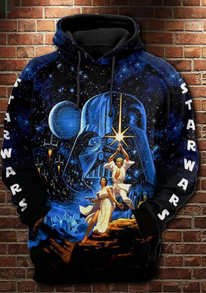 Star Wars A New Hope Full Print 3D Hoodie All Sizes Available