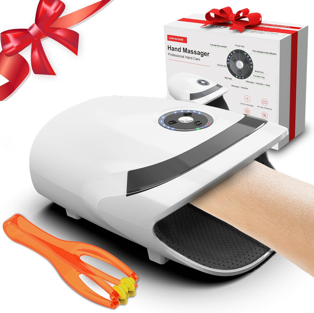 Hand Massager for Mom with Compression & Heat - Perfect Mother's Day Gift from Daughter-image