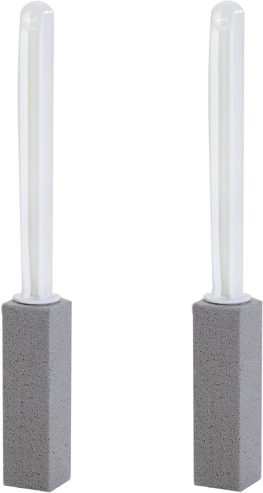 2 Packs Extra Long Pumice Stones for Toilet Bowl Cleaning