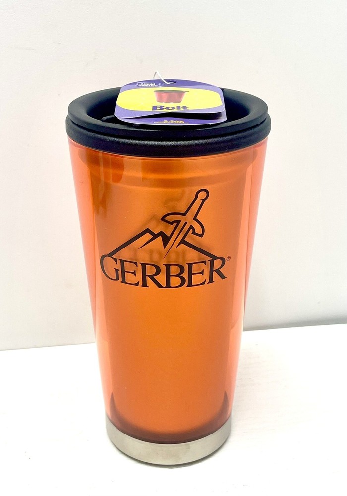 Gerber Gear Knives 14oz Tumbler “Fend For Yourself” HOT & COLD Liquid Solutions