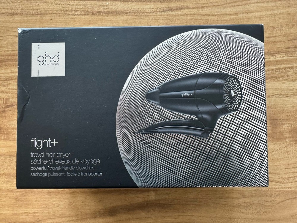 GHD Flight+ Travel Dual Voltage 1300w Professional Portable Hair Dryer