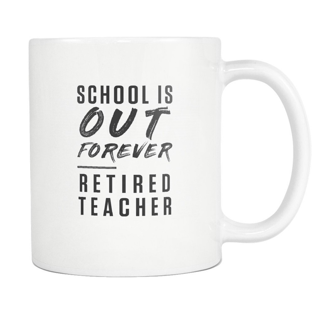 Retired Teacher Gift Teacher Retirement Gift Retired Teacher Mug For Retired
