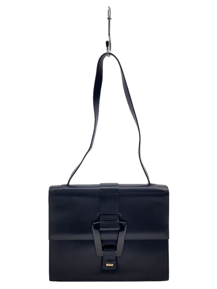GUCCI Black Leather Shoulder Bag 1364 1916