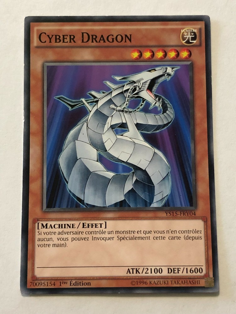 Yu-Gi-Oh JCC Cyber Dragon YS15-FRY04 Collectible Card