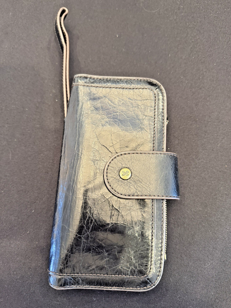 Hobo Black Leather Wallet