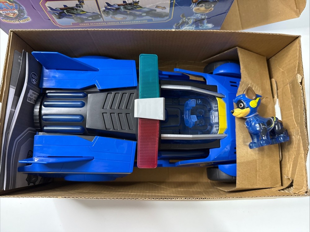 Paw Patrol Mighty Movie Chase Transforming Cruiser Toy with Figure