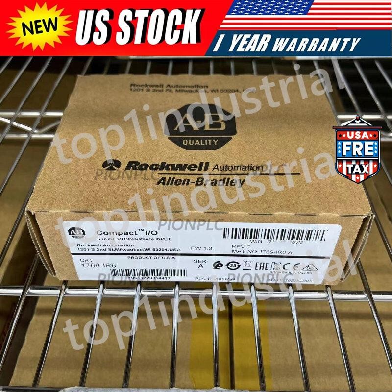 New Factory Sealed AB 1769-IR6 CompactLogix 6 Pt RTD Module 1769IR6 US Free Tax