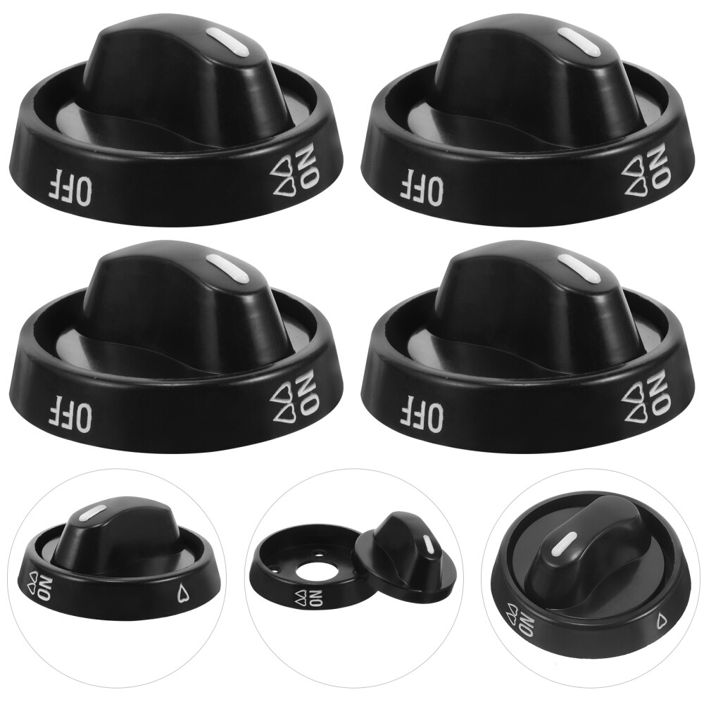 4 Pcs Cooker Kitchen Control Knobs Gas Stove Cooktop An Fittings
