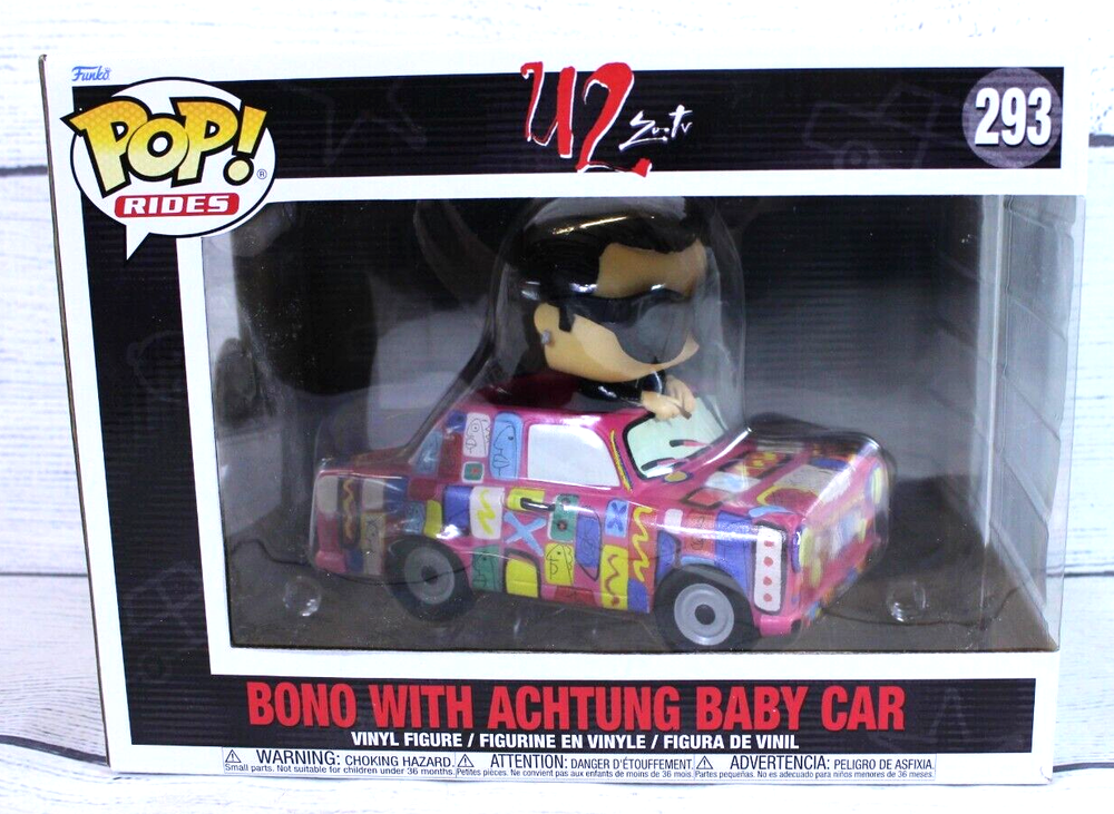 FUNKO POP! RIDE: U2 - Bono with Achtung Baby Car Vinyl Figure