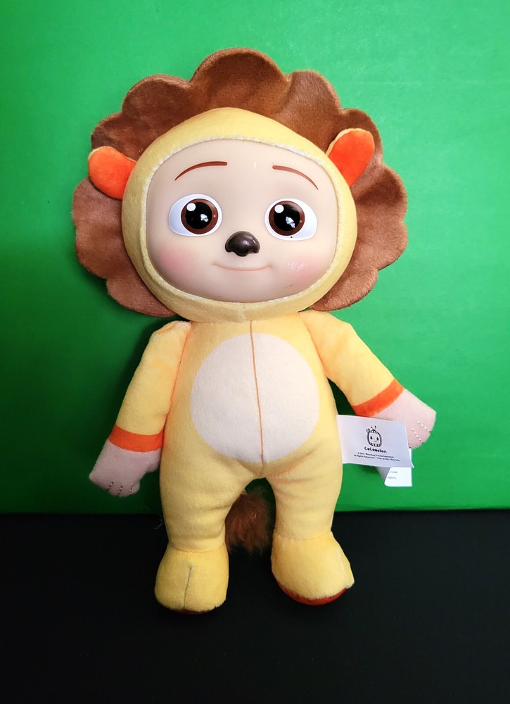 Cocomelon JJ Lion 8 inch Plush Doll PJ Pajama Stuffed Animal Toy