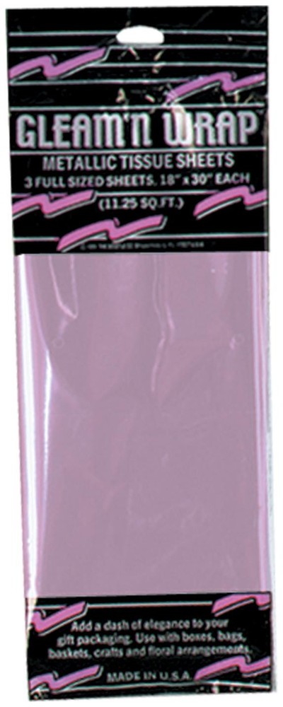 Beistle - 50602-P - Gleam N Wrap Metallic Sheets- Pack of 12